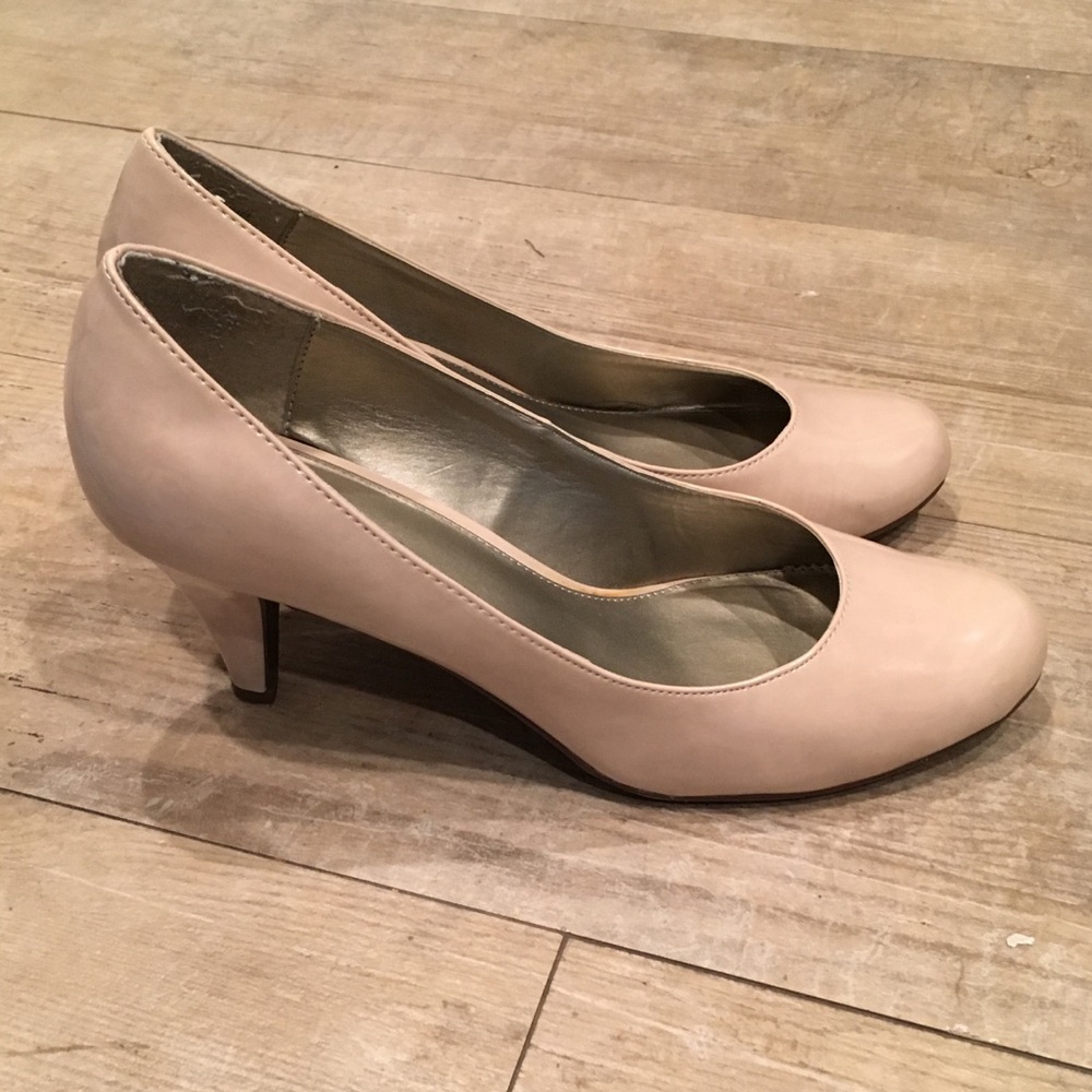 Nude colored heels